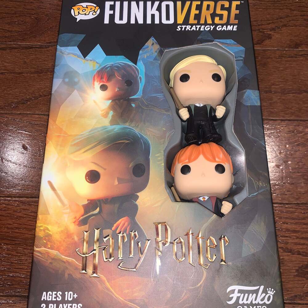 FunkoVerse Harry Potter Strategy Game Draco Malfoy Ron Weasley 101